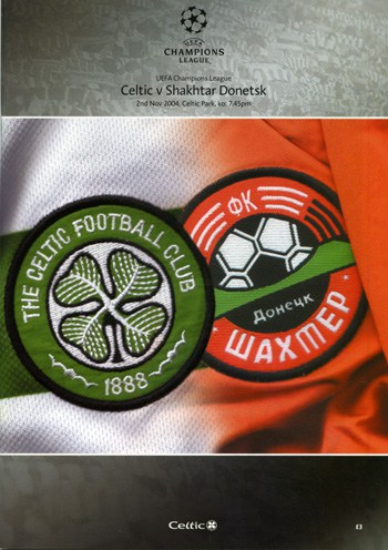 Celtic (Glasgow) FC v Shakhtar Donetsk